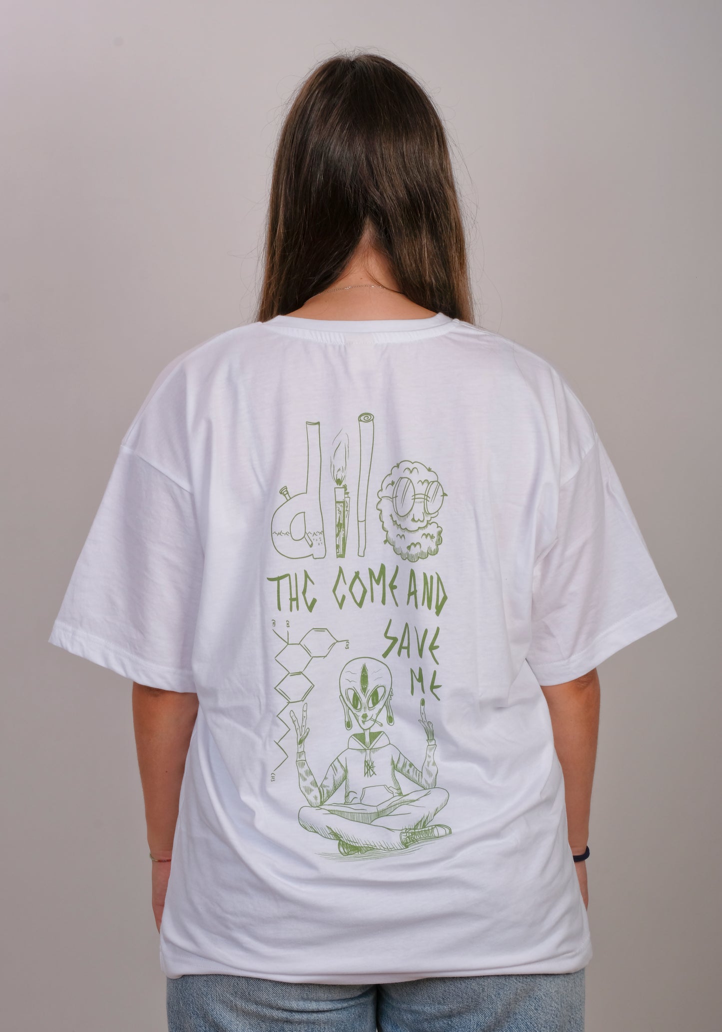 T-shirt 420 branca - DILE