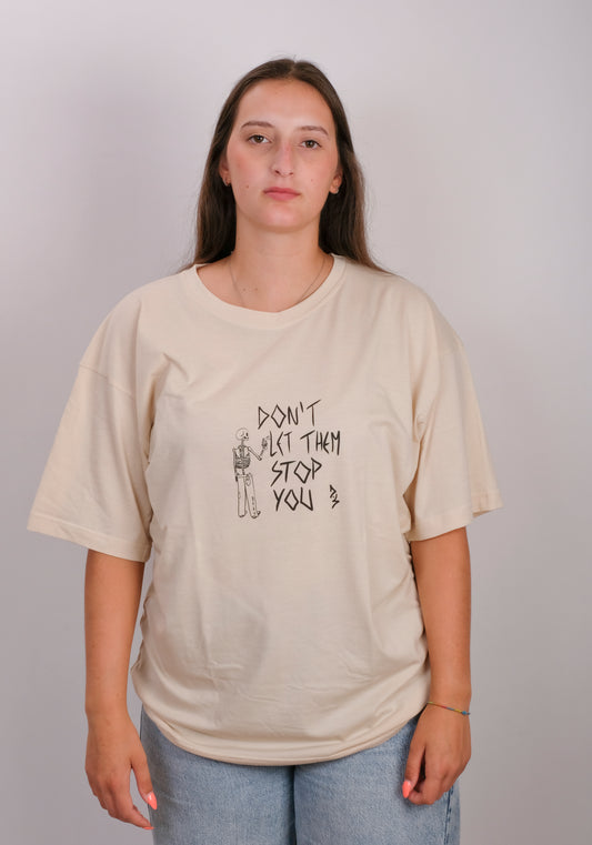 T-shirt Graffo bege - DILE