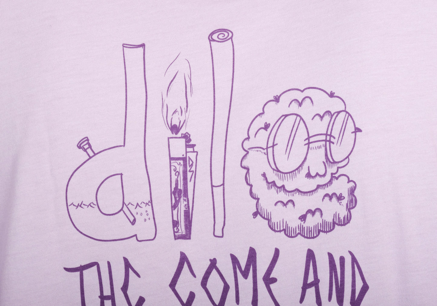 T-shirt 420 lilás - DILE