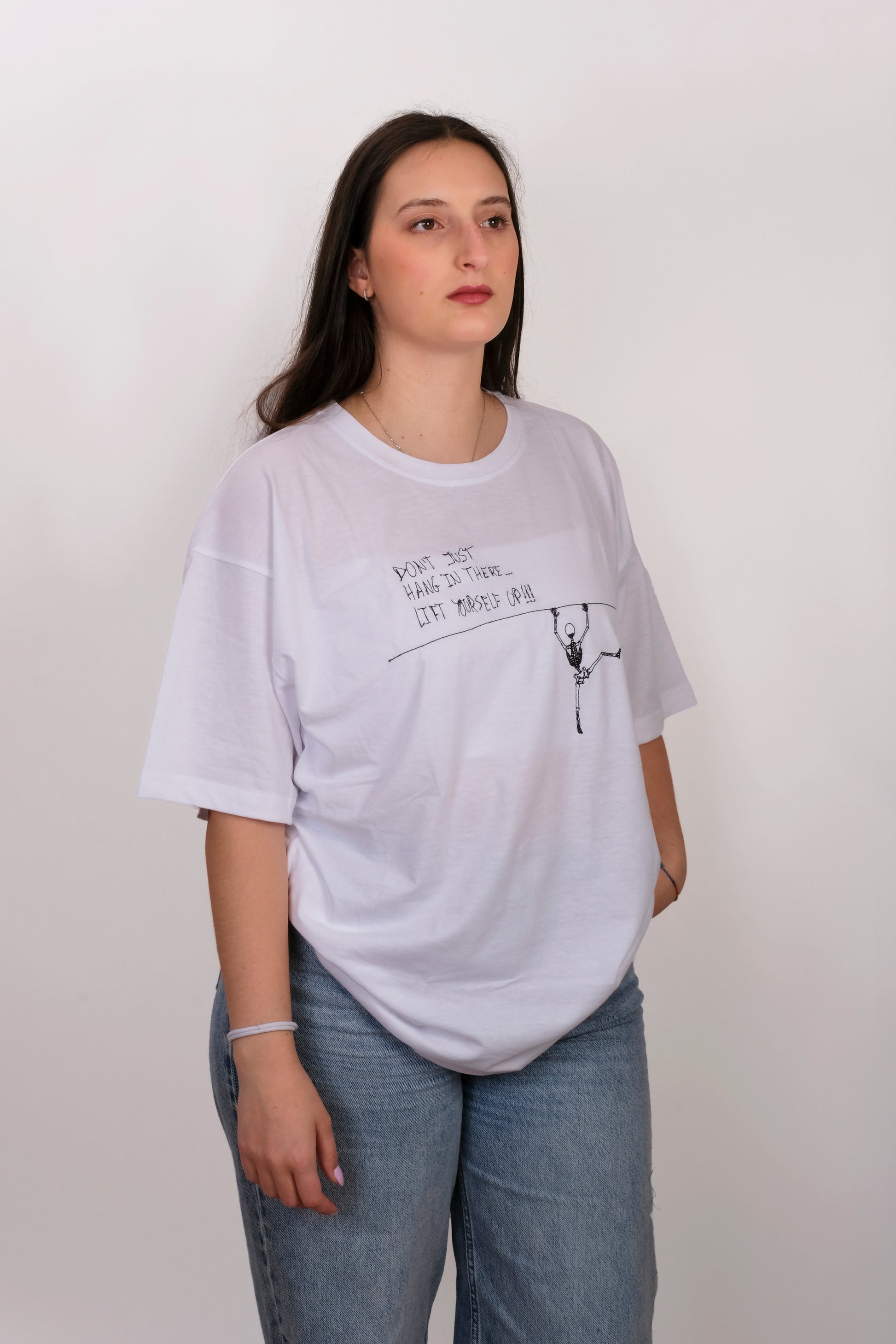 T-shirt oversize hang in there - DILE