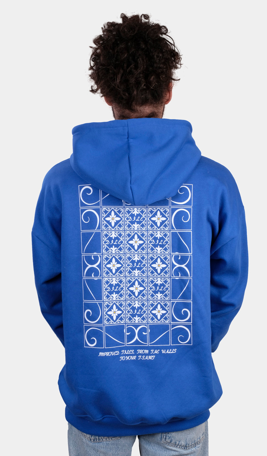 Hoodie oversize Azulejo - DILE