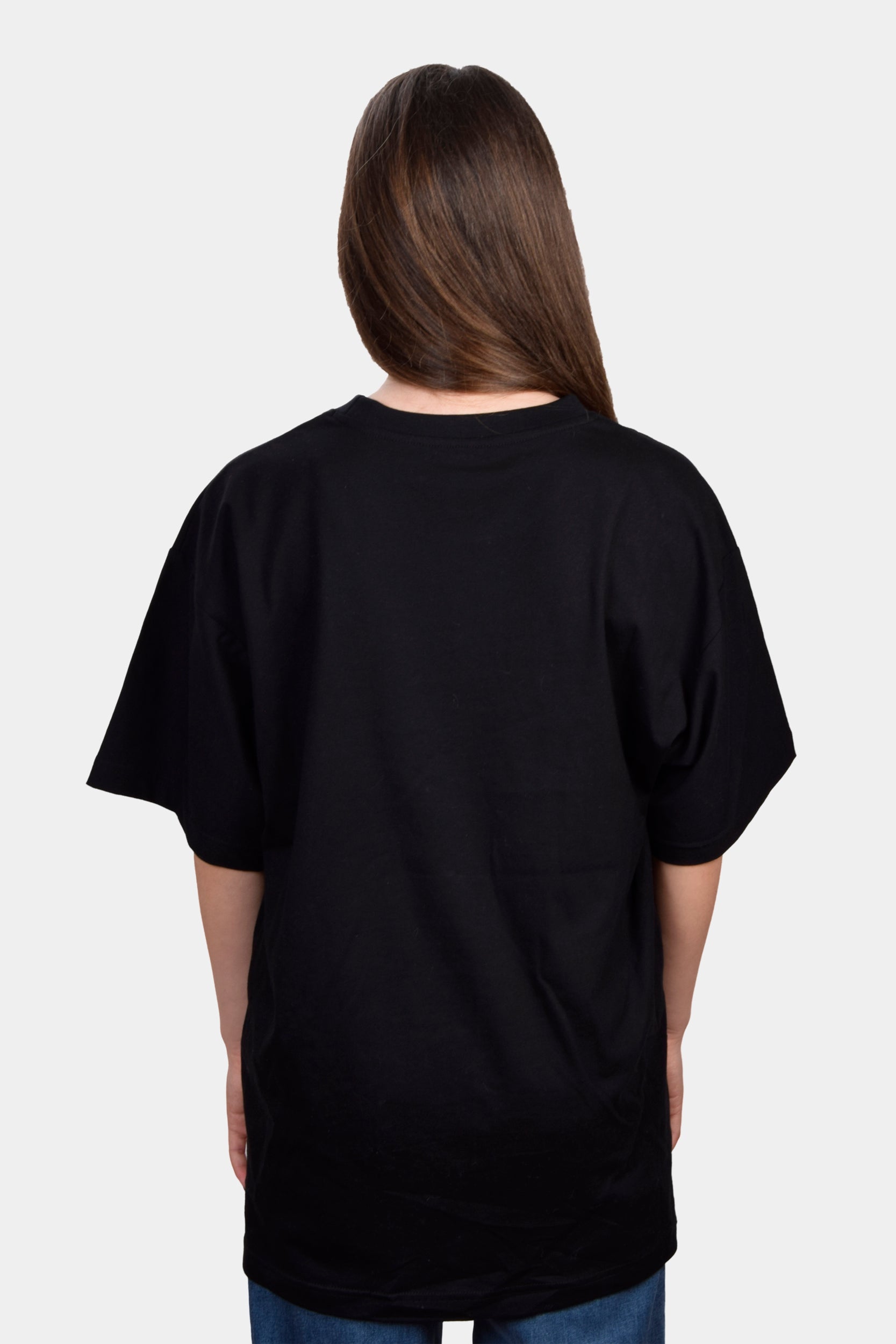 T-shirt oversize preta com DILE bordado - dile